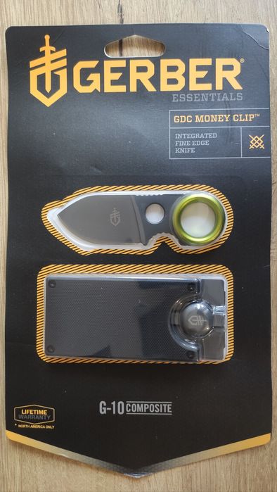 Щипка за пари  с малко джобно ножче