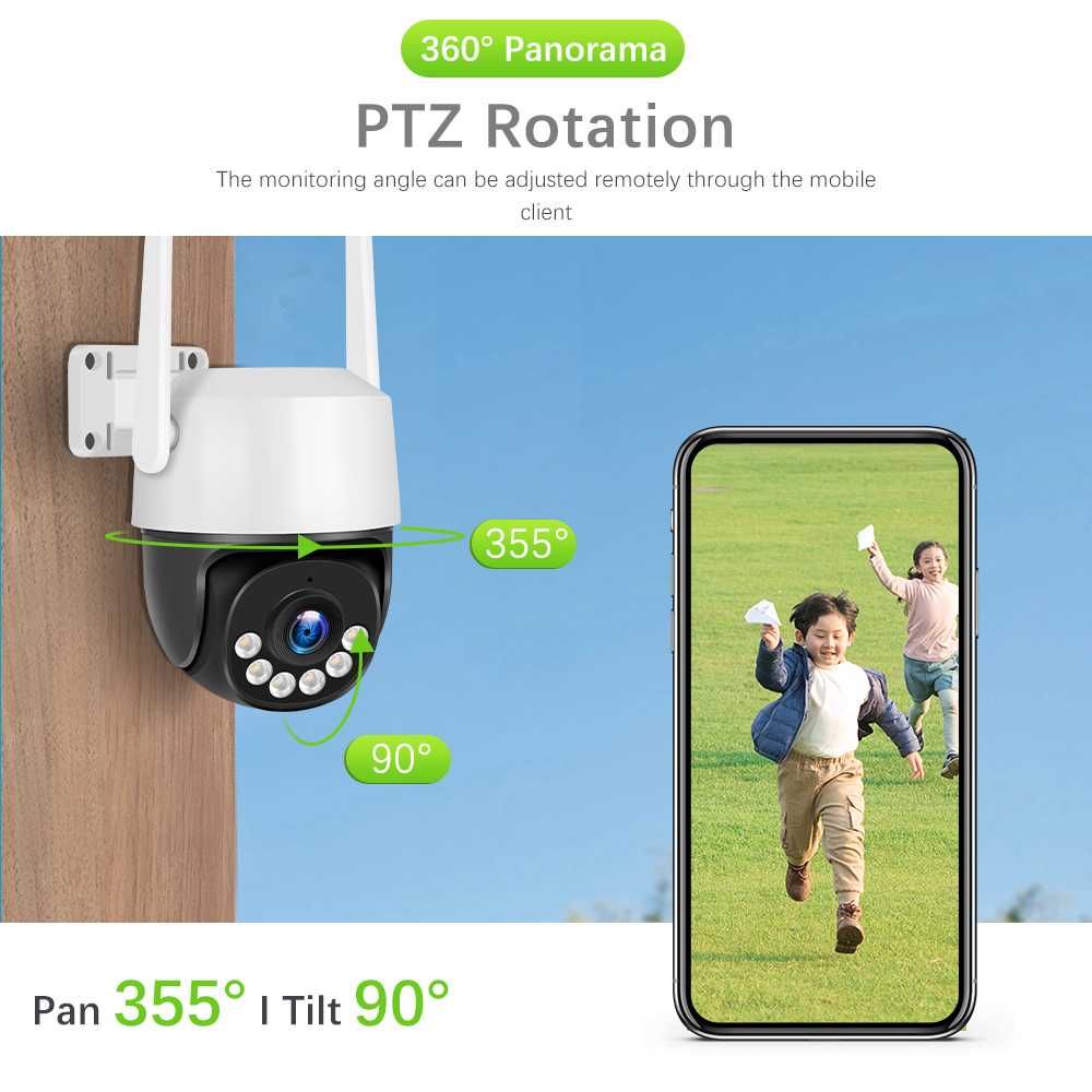 Camera Wi-Fi PTZ CCTV IP 2 Cai Audio-Interfon, Retea