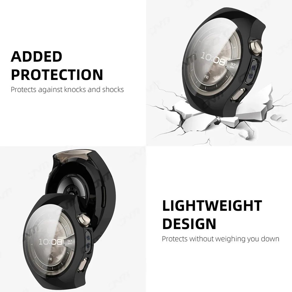 Huawei Watch 5 46mm. 42mm. / Мек силиконов TPU кейс с протектор