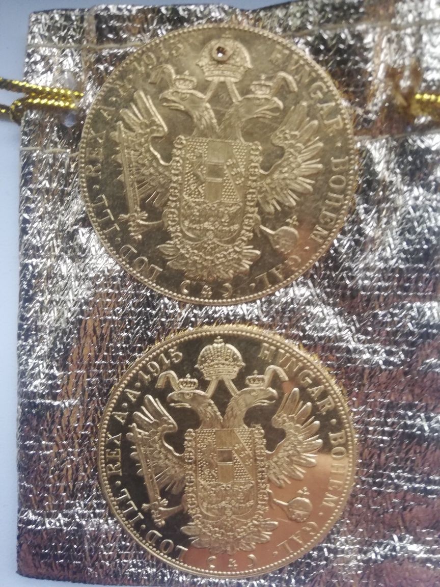 Moneda aur 24k,Franz Joseph, 4 Ducați Austria