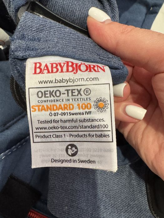 Эрго-рюкзак (слинг) BabyBjörn, джинс