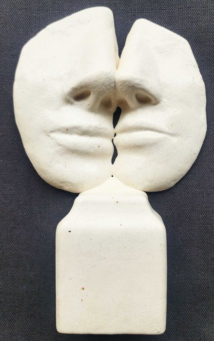 Гипсовая статуэтка "Влюбленные", высота 19 см