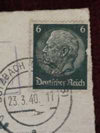 WW2 - Cărți poștale Reich german cu timbru 1933 Hindenburg