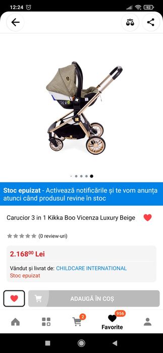 Vand set carucior vicenza cu scoica, landou si gentuta.