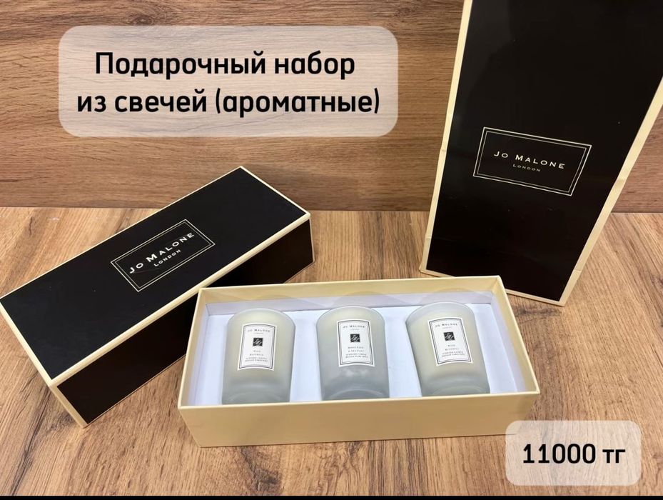 Новогодний подарочный набор из свечей