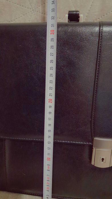 Geanta piele neagră Fernando NOUA