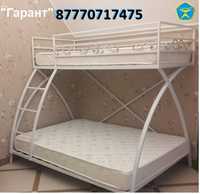 Прочная и устойчивая двухъярусная кровать для взрослых (двухярусная)