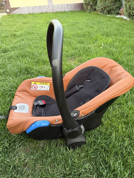 Carut Krausman 3 in 1 piele maro!