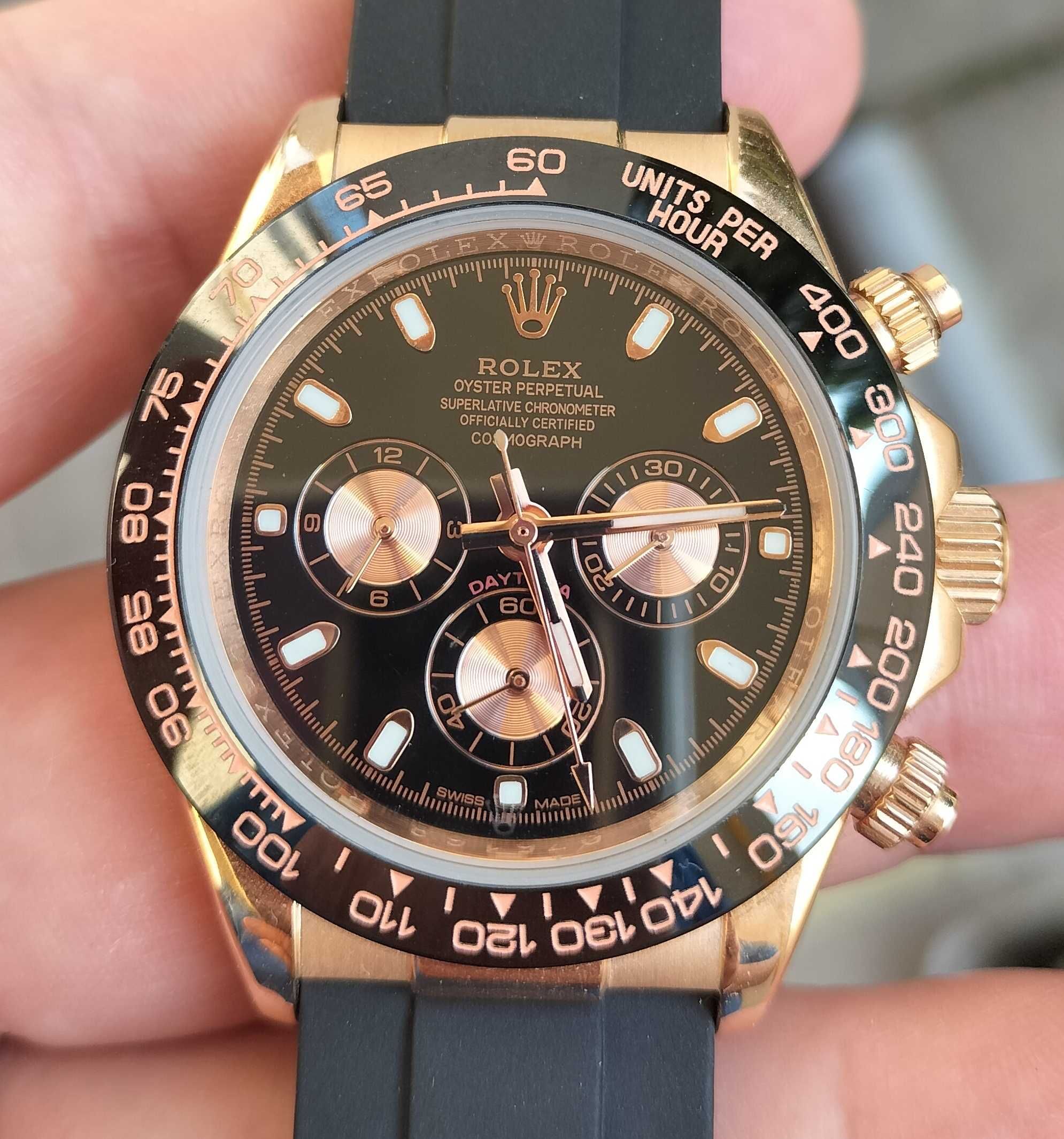 Rolex Daytona 116515LN, Oysterflex, BLACK AND PINK