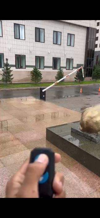 Шлагбаум с установкой