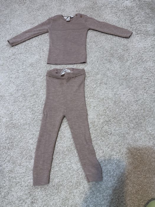 Set de lana merinos H&M, marimea 86, 12-18M