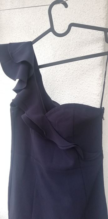 -80% Rochie scurta H&M, Bleu-Marine, marime M/38, Trimt Gratuit