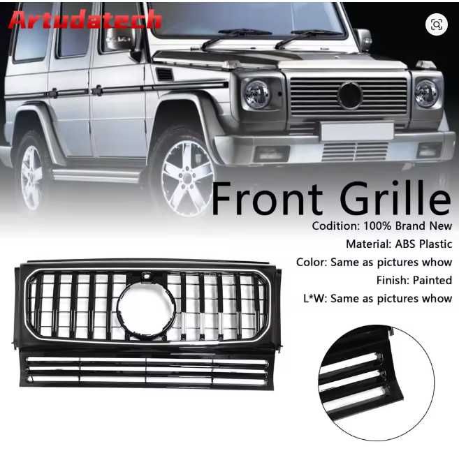 Решетка за предна броня с LED светлини за Mercedes G class,1990-2018