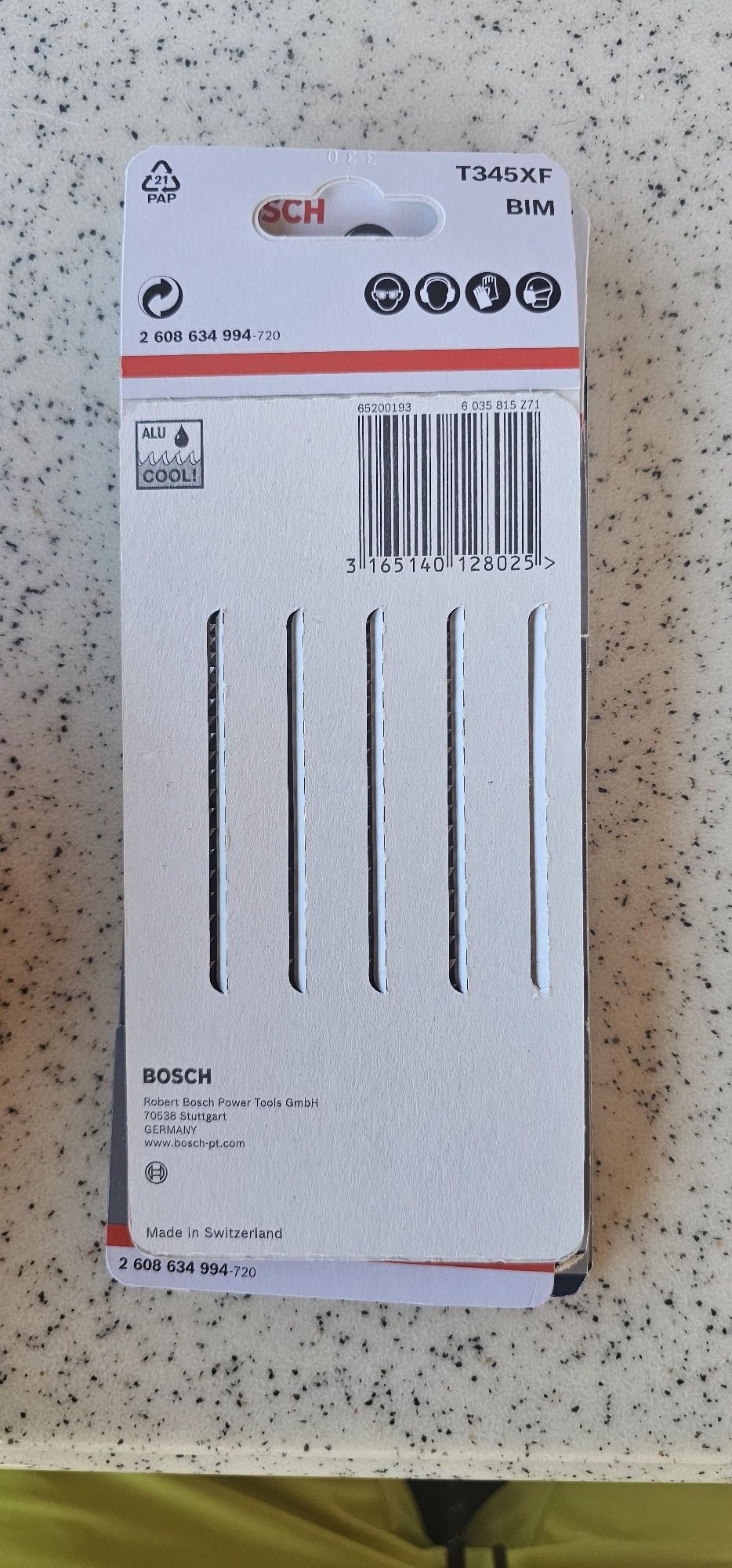 Ножчета BIM T345XF BOSCH 5 бр.