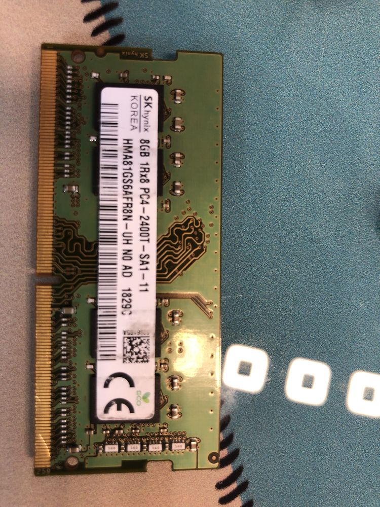 Kit 16GB RAM laptop Micron DDR4, 2x8GB 2666 Mhz, Hynix 2400