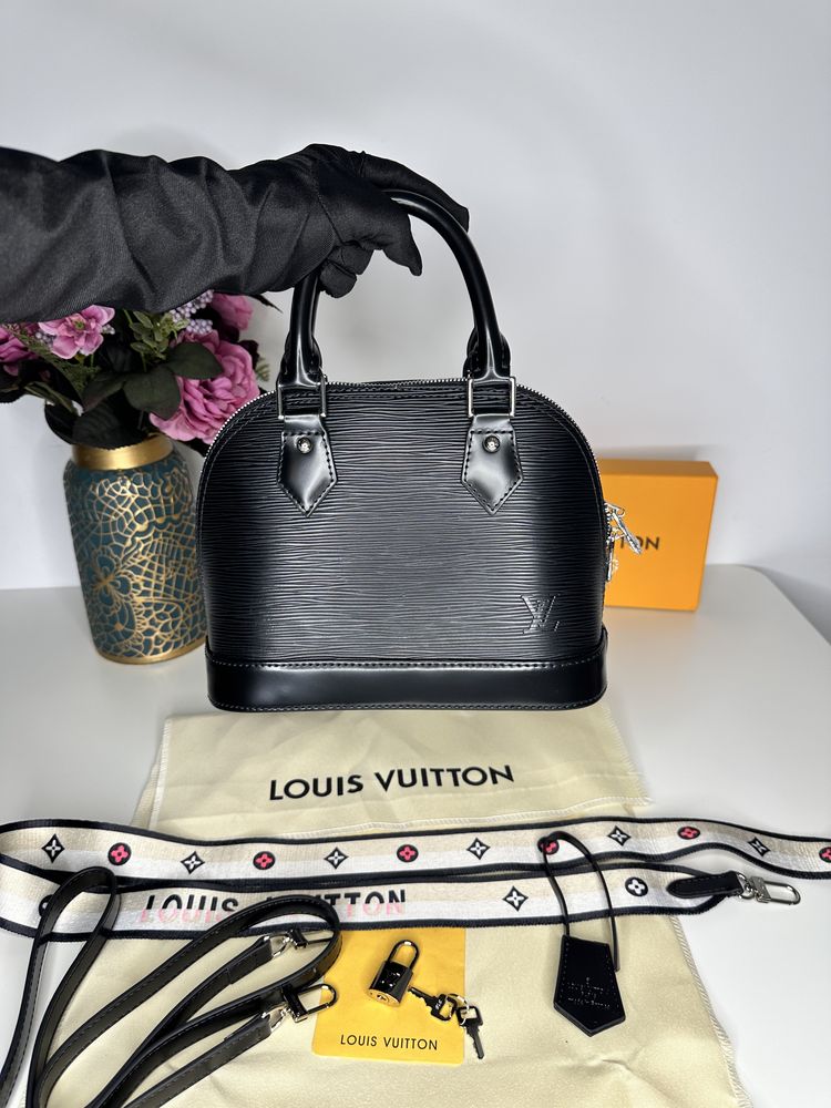 Geanta Louis Vuitton Alma BB piele canvas 100% cadou