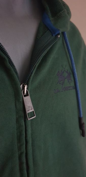 La Martina Full Zip Hoodie Mens Size M ОРИГИНАЛ! Суичер с цял Цип!
