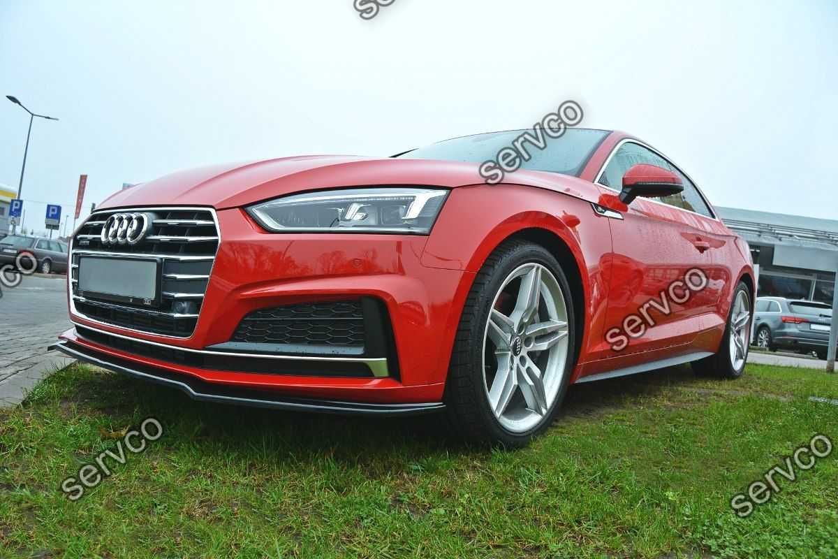 Prelungire bara fata lip Audi A5 F5 S-Line 2016-2019 v1 Maxton Design