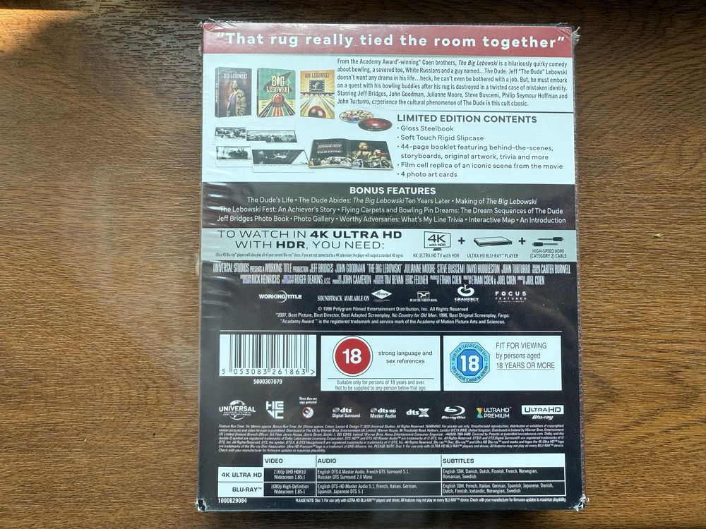 The Big Lebowski 4K Collector’s Edition