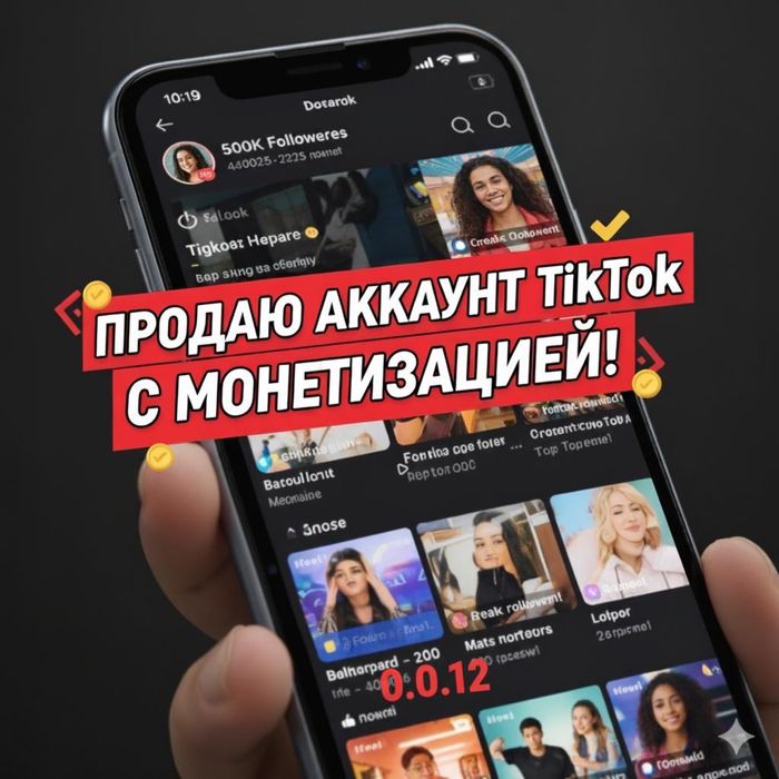 TikTok Аккаунт с Монетизацией.