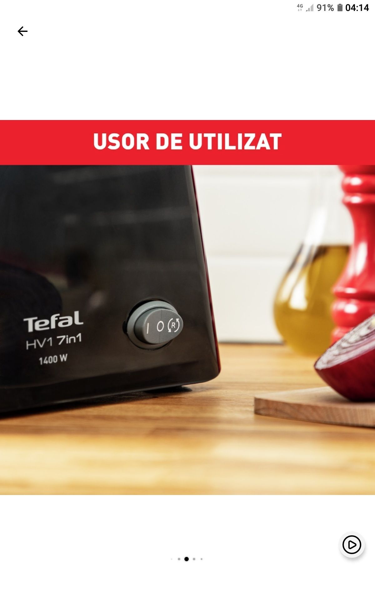 Masina electrica pentru tocat TEFAL 7 în 1 - NOUĂ - 295 Lei