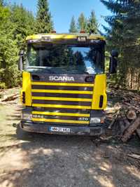 Camion forestier Scania 124G 470