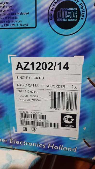 RadioCasetofon cu CD,  Phillips