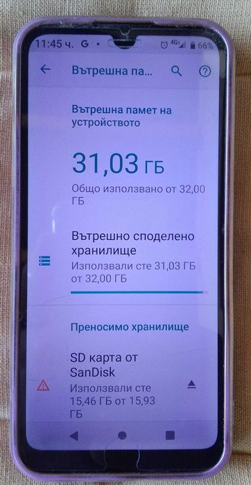Моторола E6s (32 GB/12 mp) в отлично състояние