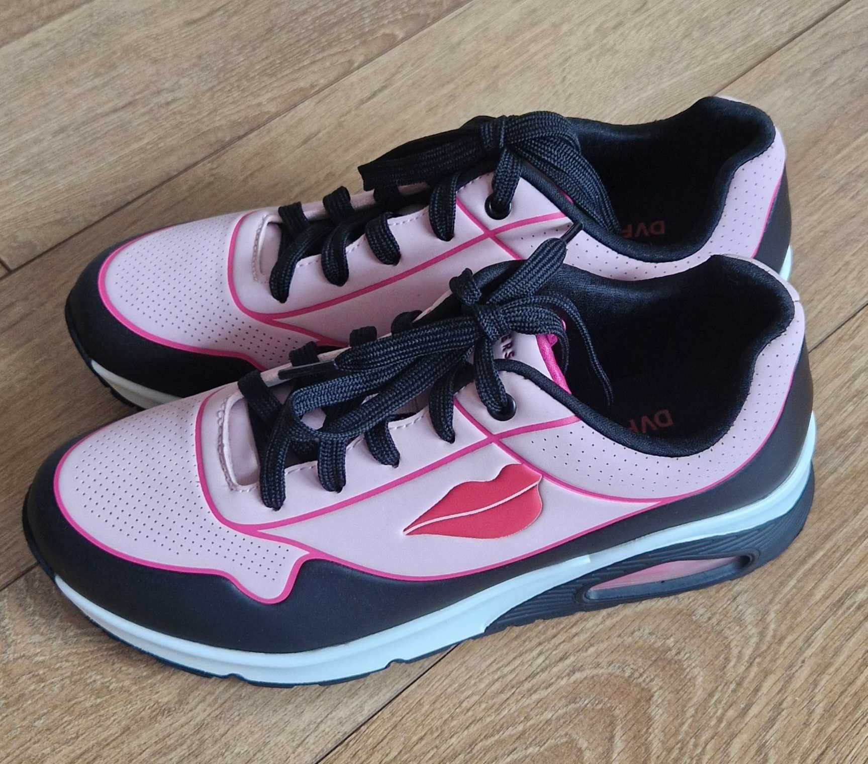 Дамски маратонки Skechers DVF, номер 38, розово-черни – стил и комфорт