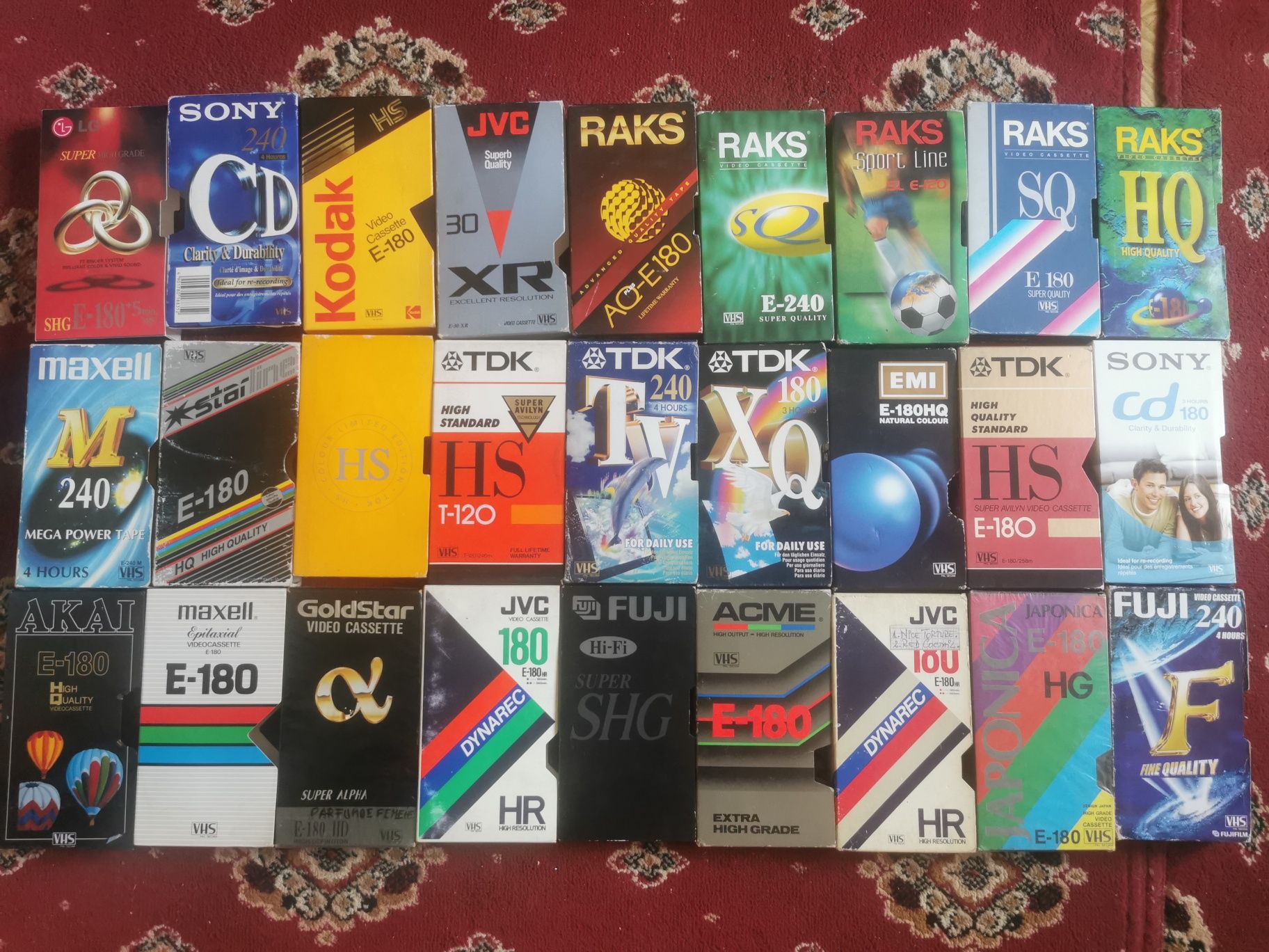 Carcase casete VHS vintage