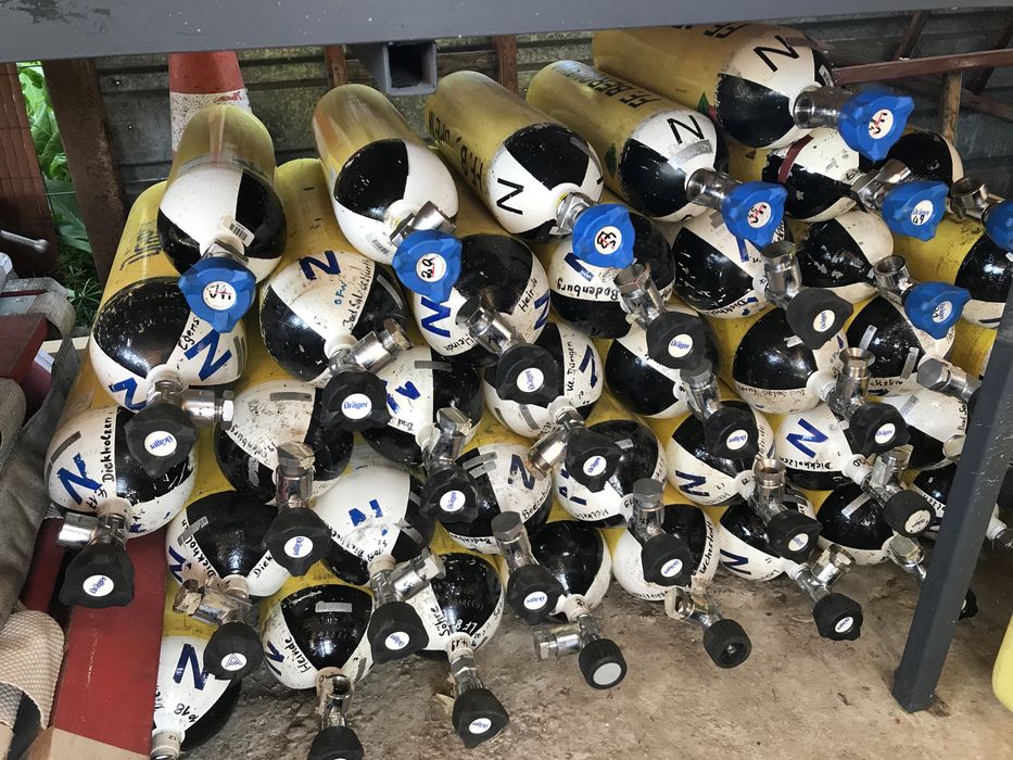 Aparate de respirat complete -Pompieri- autospeciale-psi-Drager-German