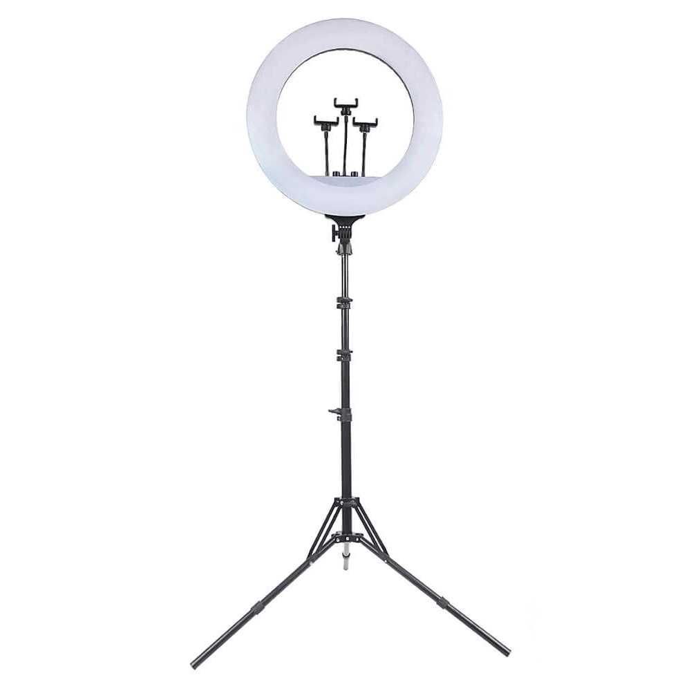 Lampa circulara 56cm, LED RING LIGHT 55w, trepied 2m, telecomanda