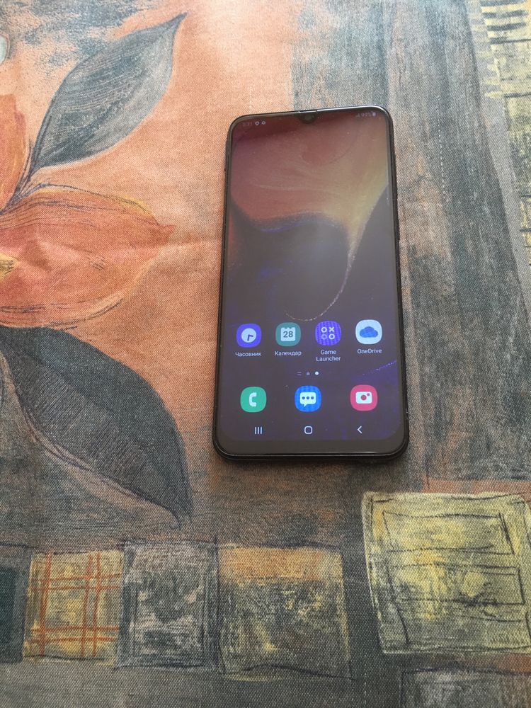 Samsung Galaxy - A 50 -128GB/4GB,Dual SIM,сиво -син металик,зарядно