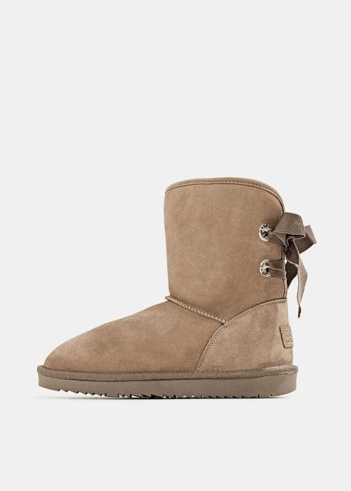 Vand ghete piele naturala tip UGG - Esprit