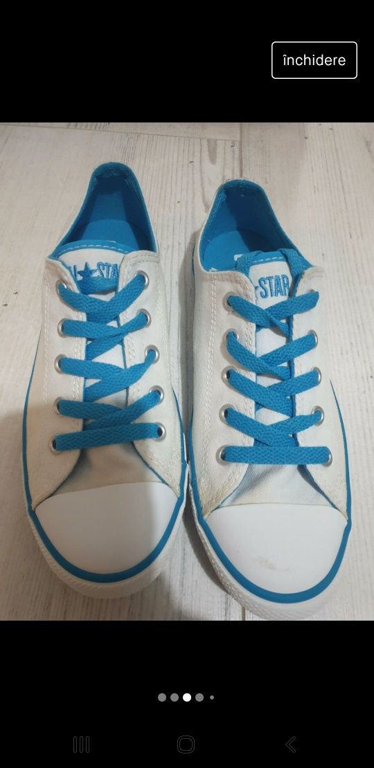 Tenisi albi Converse