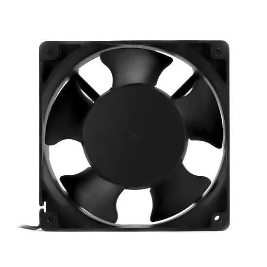 Вытяжной вентилятор, 12 см, 220V, Чёрный