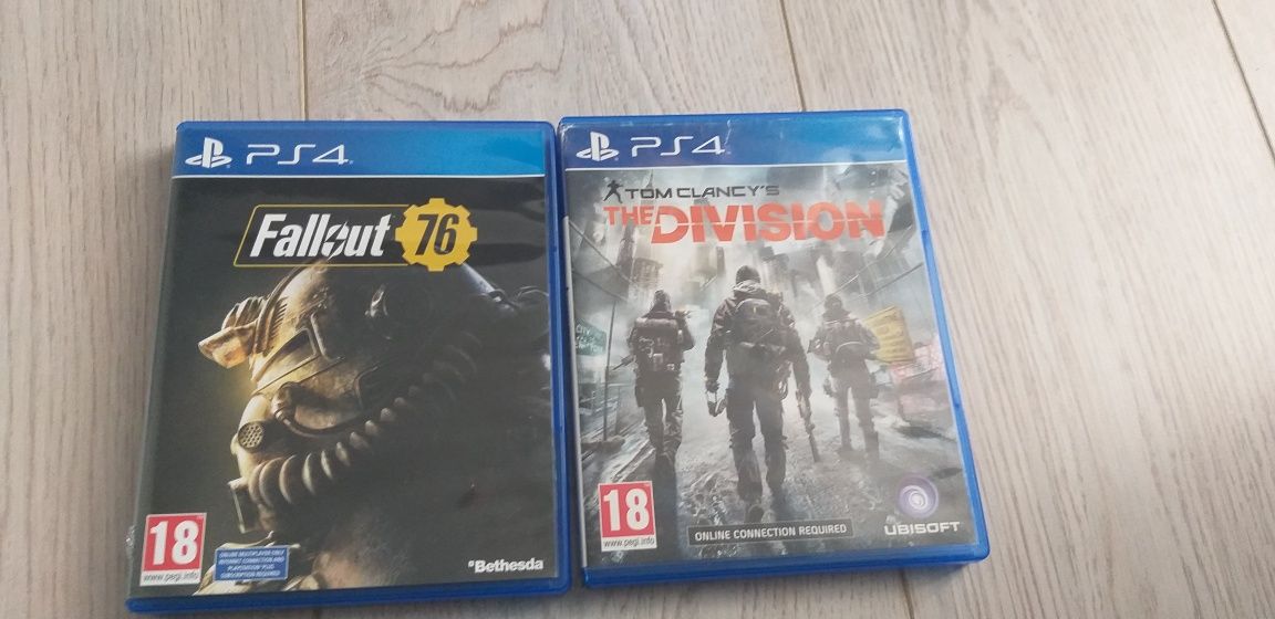 Jocurii ps4 Fallout 76 și THE DIVEISION.