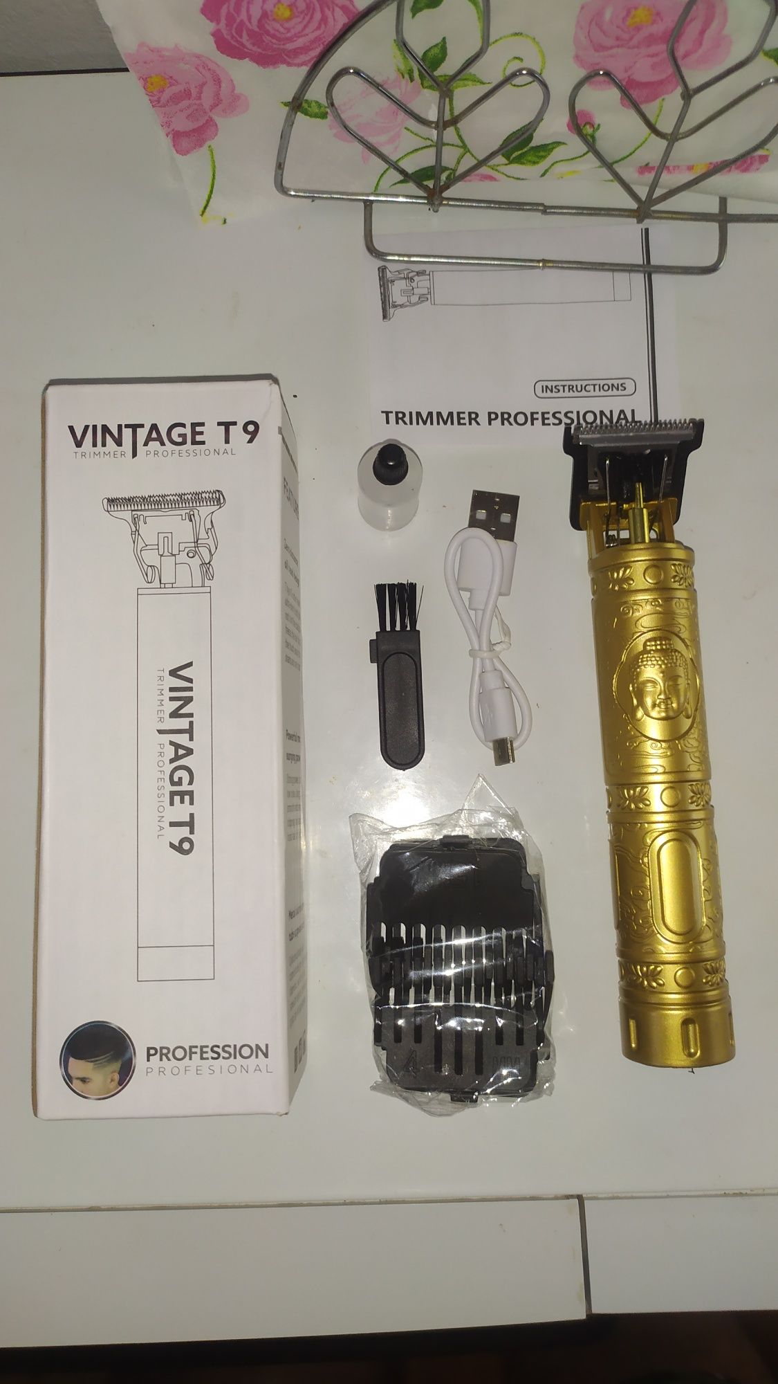 Машинка для стрижки, триммер VINTAGE T9
