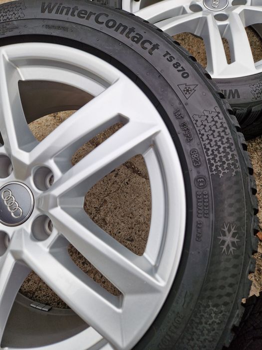 Jante 5x112 Audi A4 B9 anvelope iarna relativ Noi 225 50 17