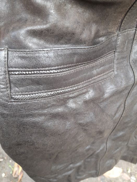 Парка, естествена кожа. Л размер