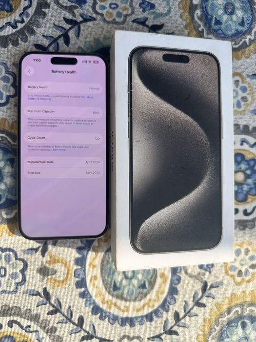 iPhone 15 Pro 128GB Natural Titanium LL/A