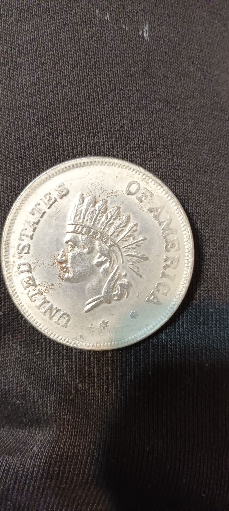 Moneda 1 dolar 1851 argint