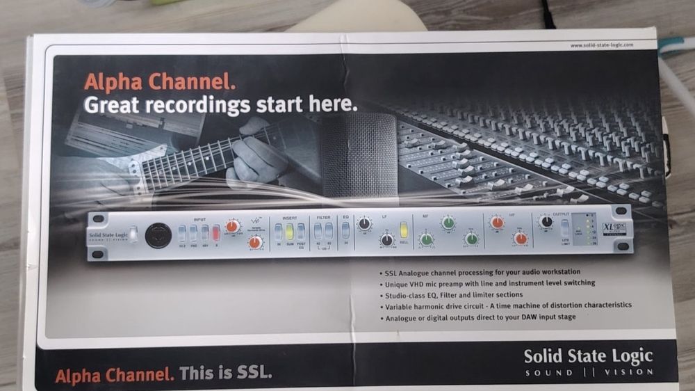 Преамп SSL XLogic Alpha Channel