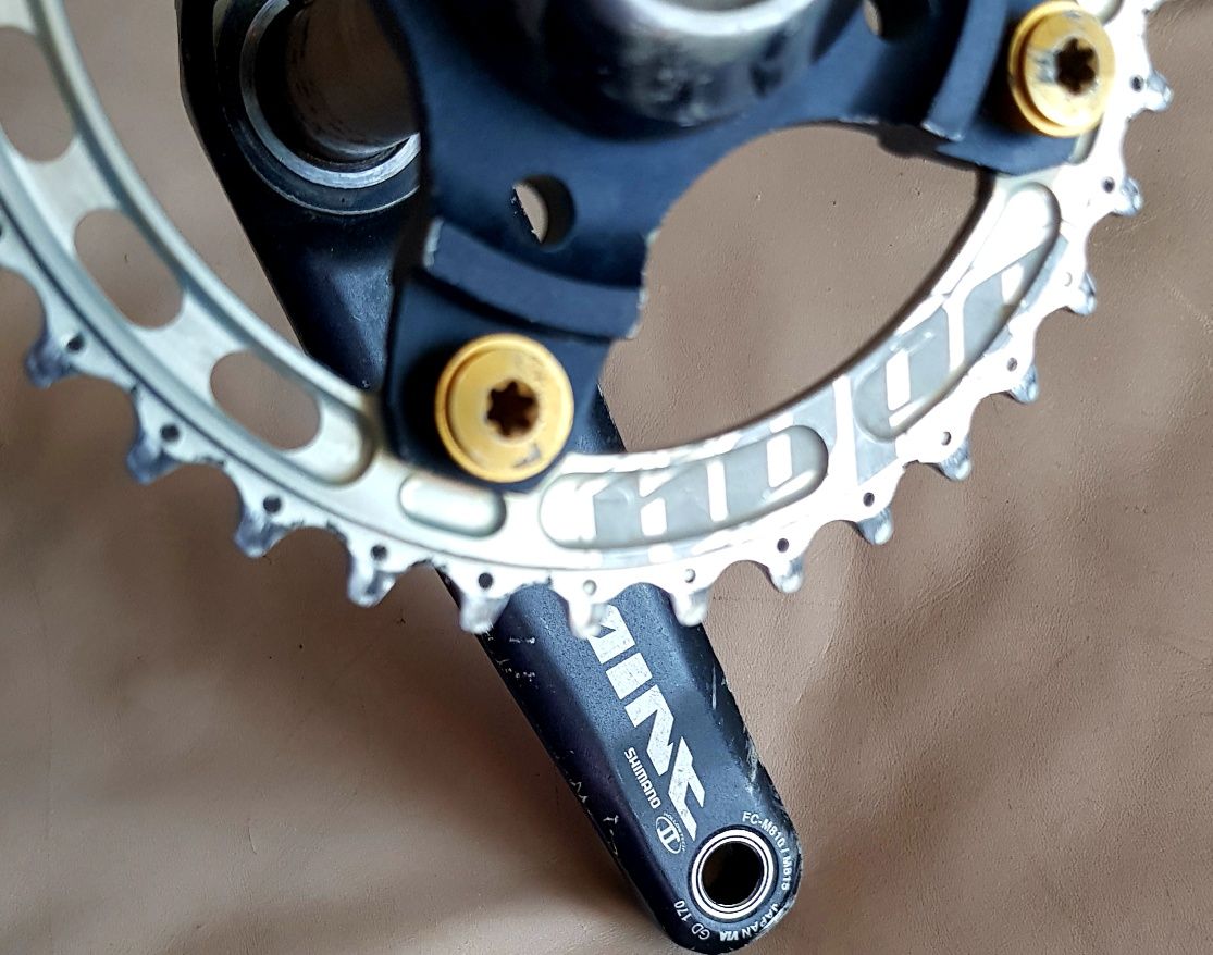 Курбели сет SHIMANO saint с плоча HOPE 36 T