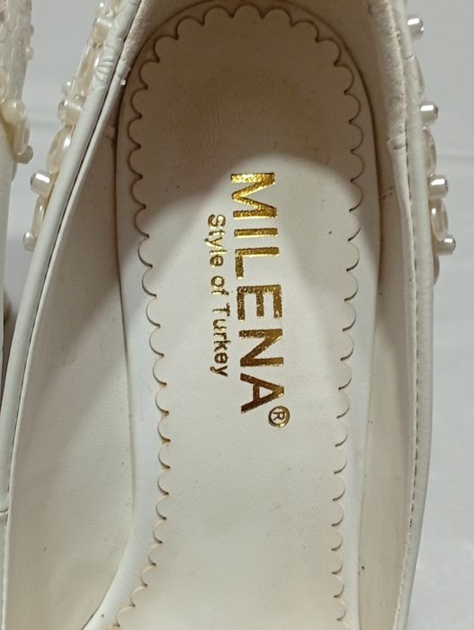 Белый турецкий туфли