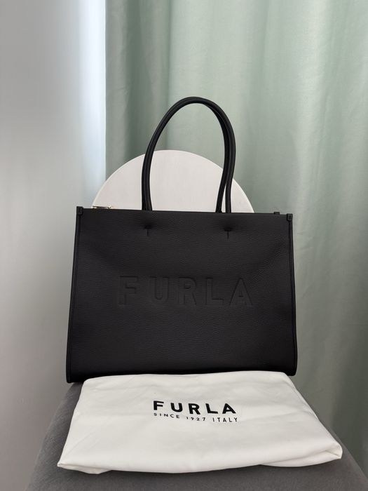 Geanta Furla shopper din piele Opportunity