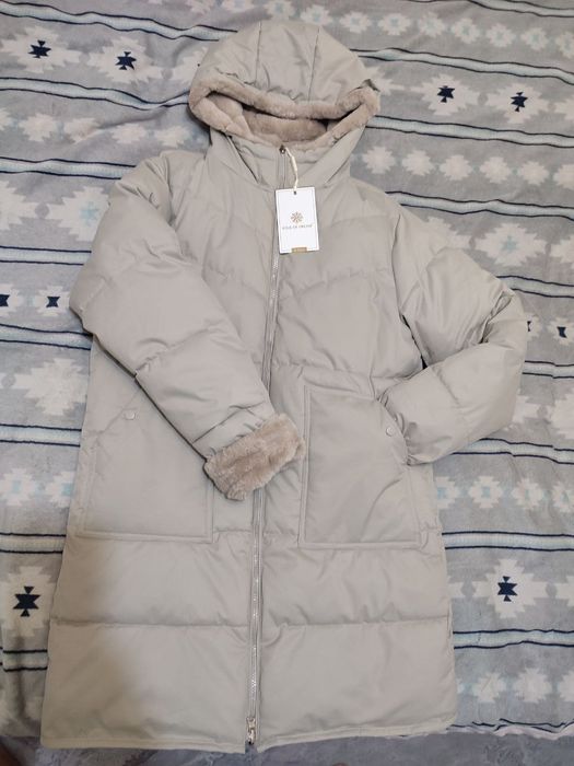 Пуховик новый, двухсторонний