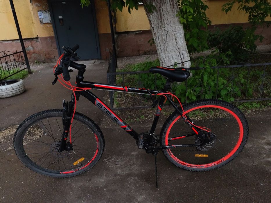 Новый Велосипед Stels оранжево-черный