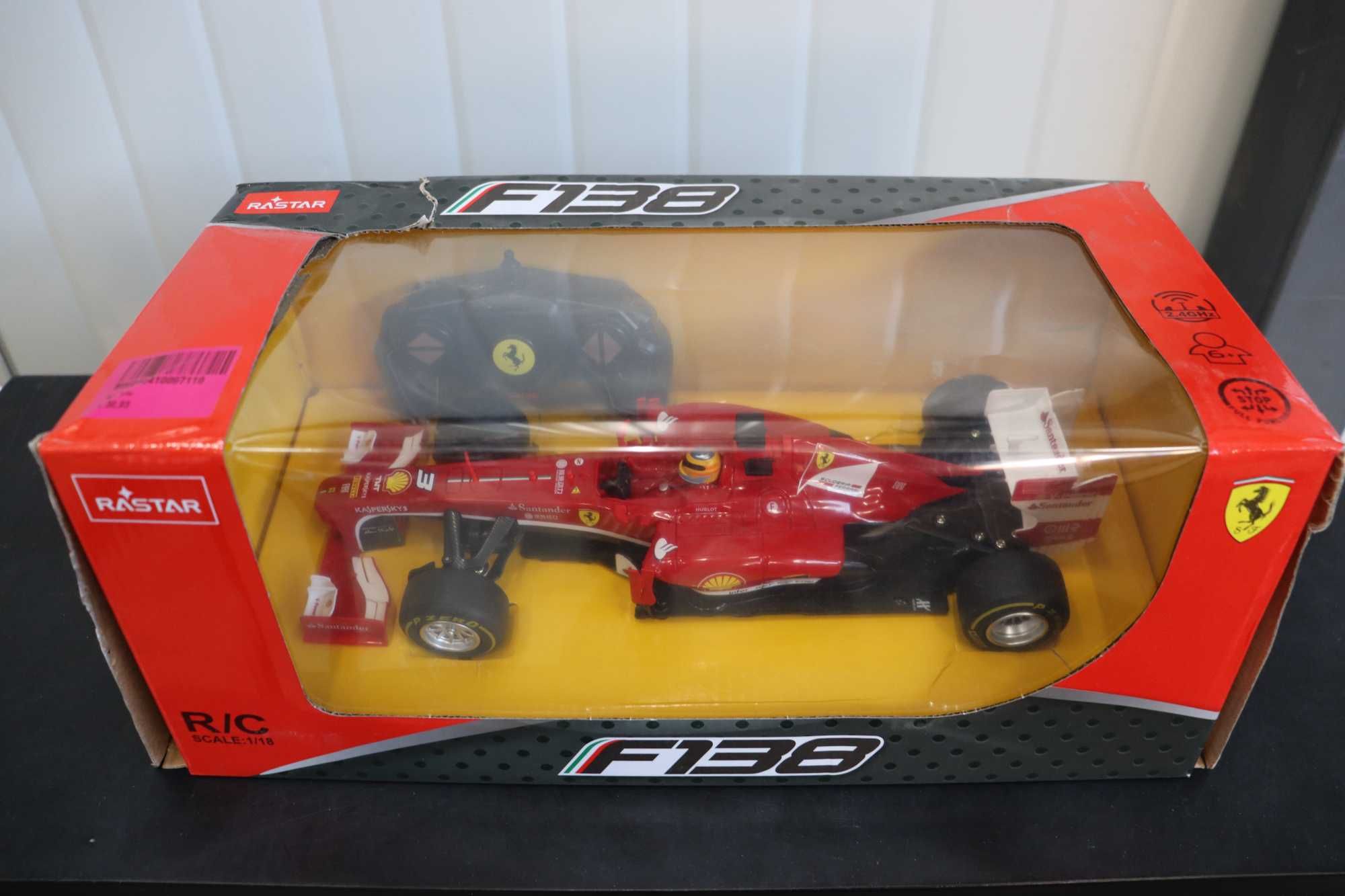 Детска кола с дистанционно Rastar RC - Ferrari F1, 1:18