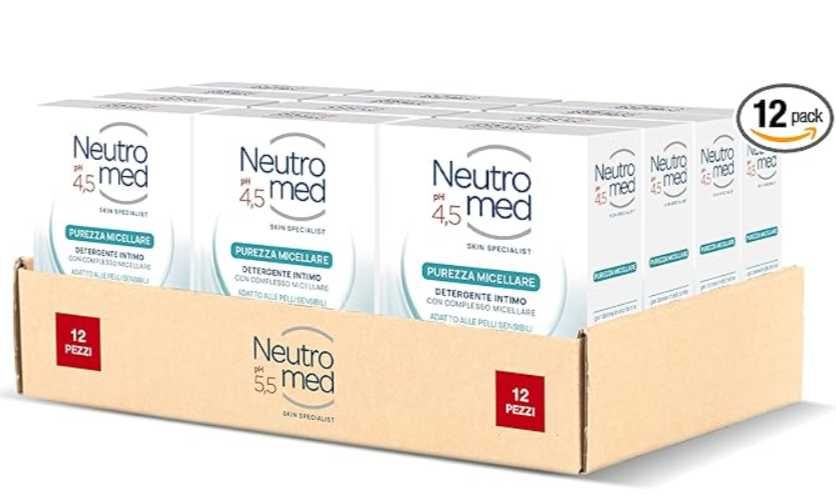 Интимен душ гел Neutromed Purezza Micellare  /КАШОН 12бр * 0,200 мл/
